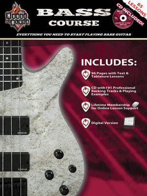 House Of Blues Bass Course  Expanded Edition: Everything You Need To Start Playing Bass Guitar,Used