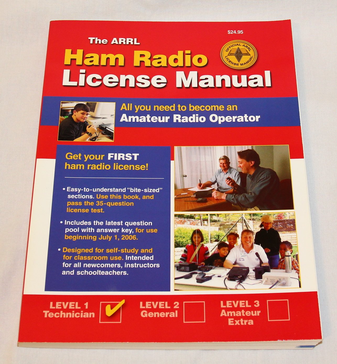 ARRL Ham Radio License Manual: All You Need to Become an Amateur Radio Operator,Used