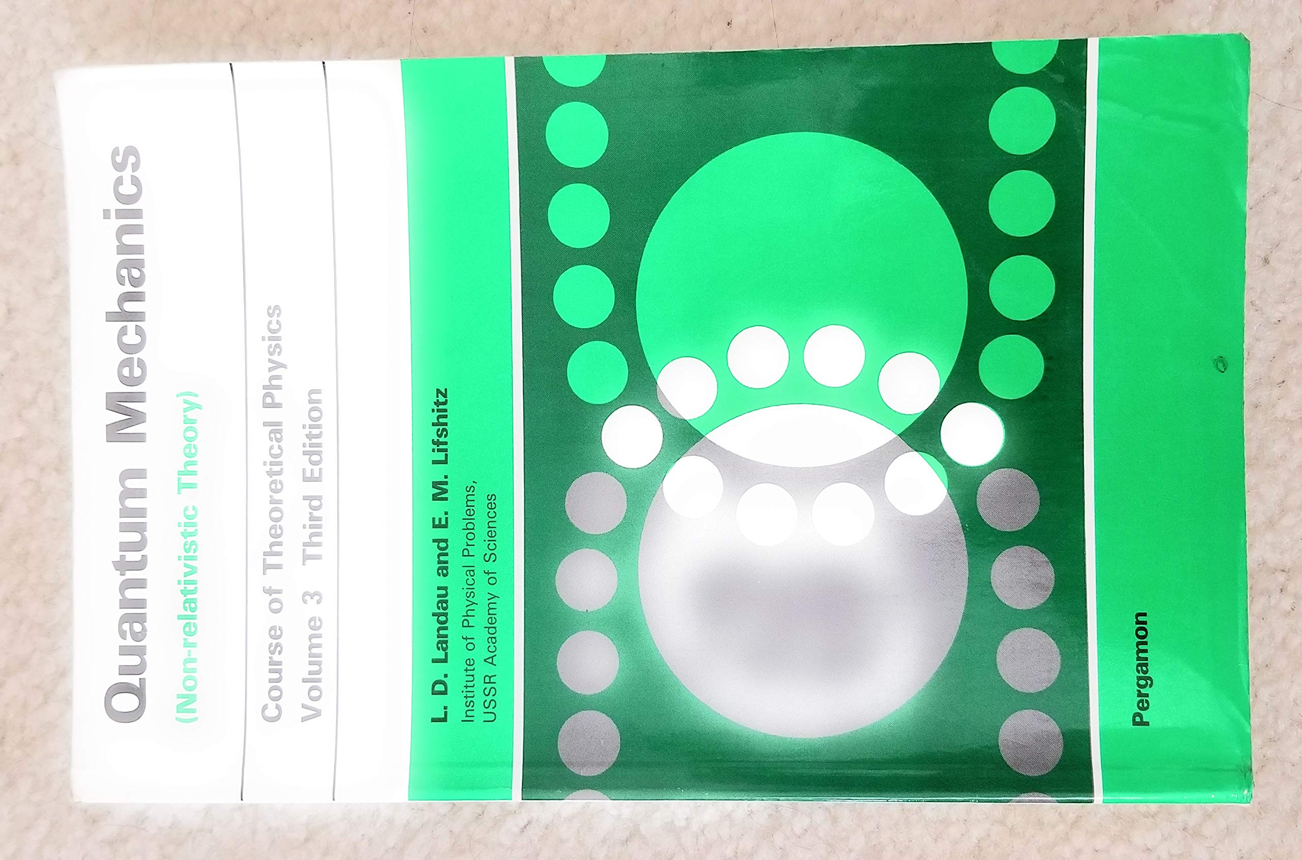 Quantum Mechanics NonRelativistic Theory, Third Edition: Volume 3,Used