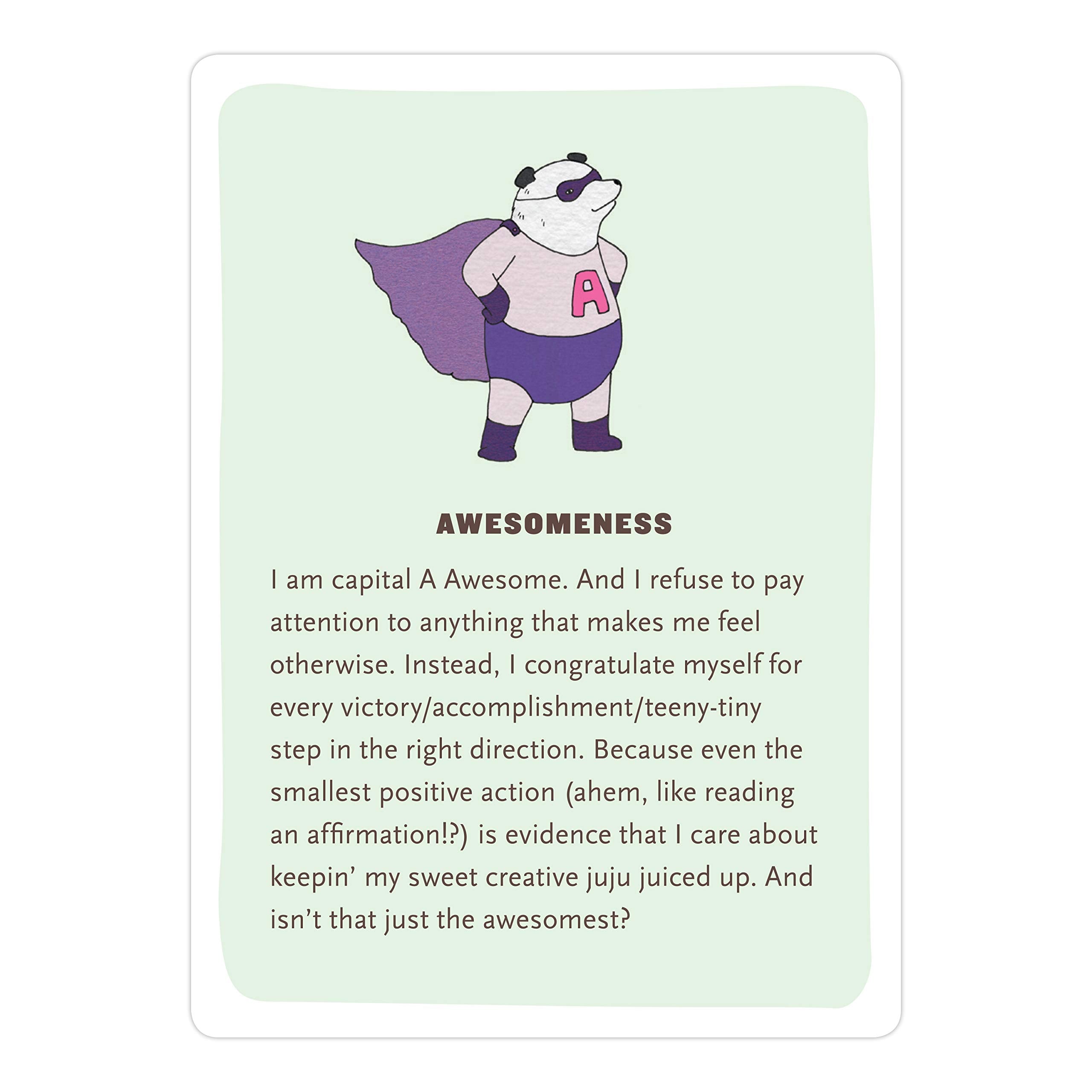 Affirmators! Creativity Deck: 50 Affirmation Cards to Help You Help Yourself  Without the SelfHelpyNess!,Used