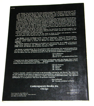 Bodybuilding: The Weider Approach,Used