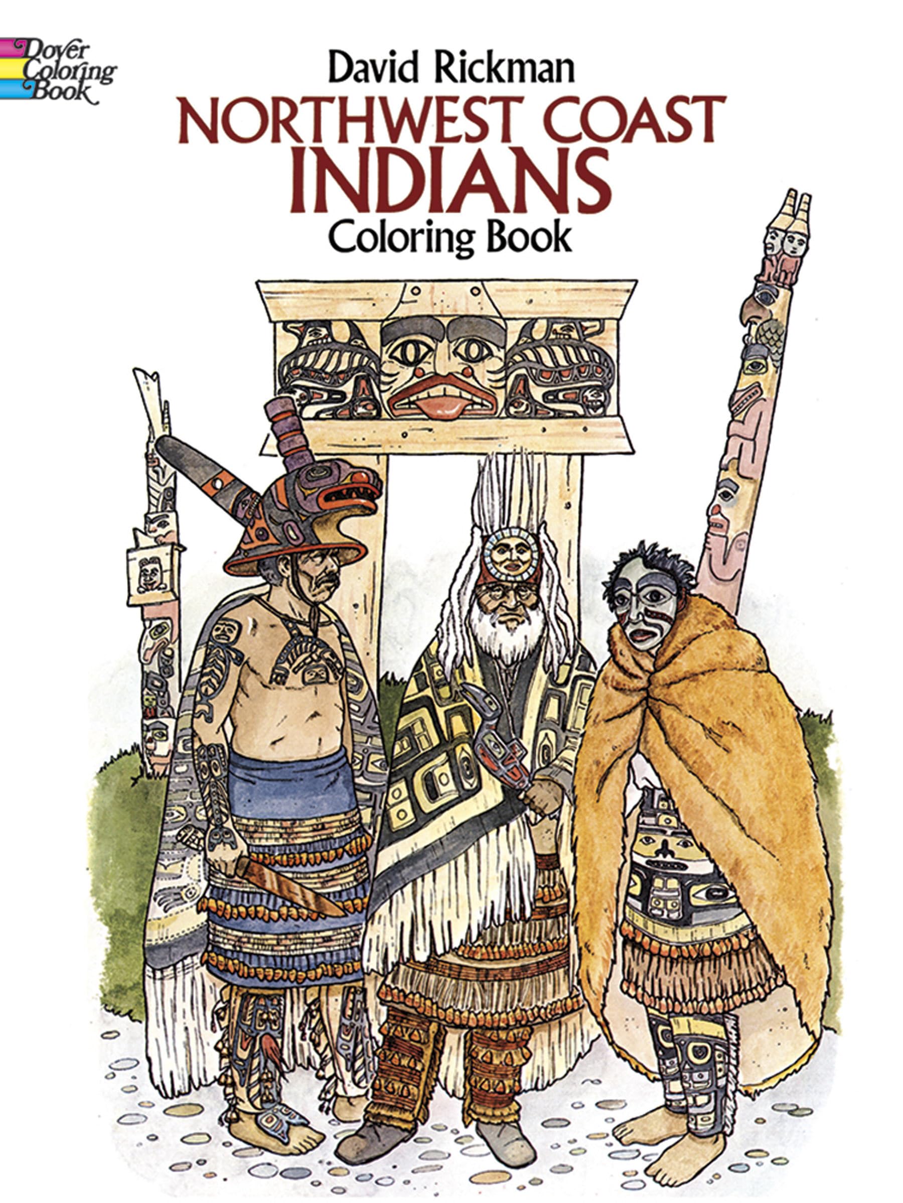 Northwest Coast Indians Coloring Book (Dover Native American Coloring Books),Used
