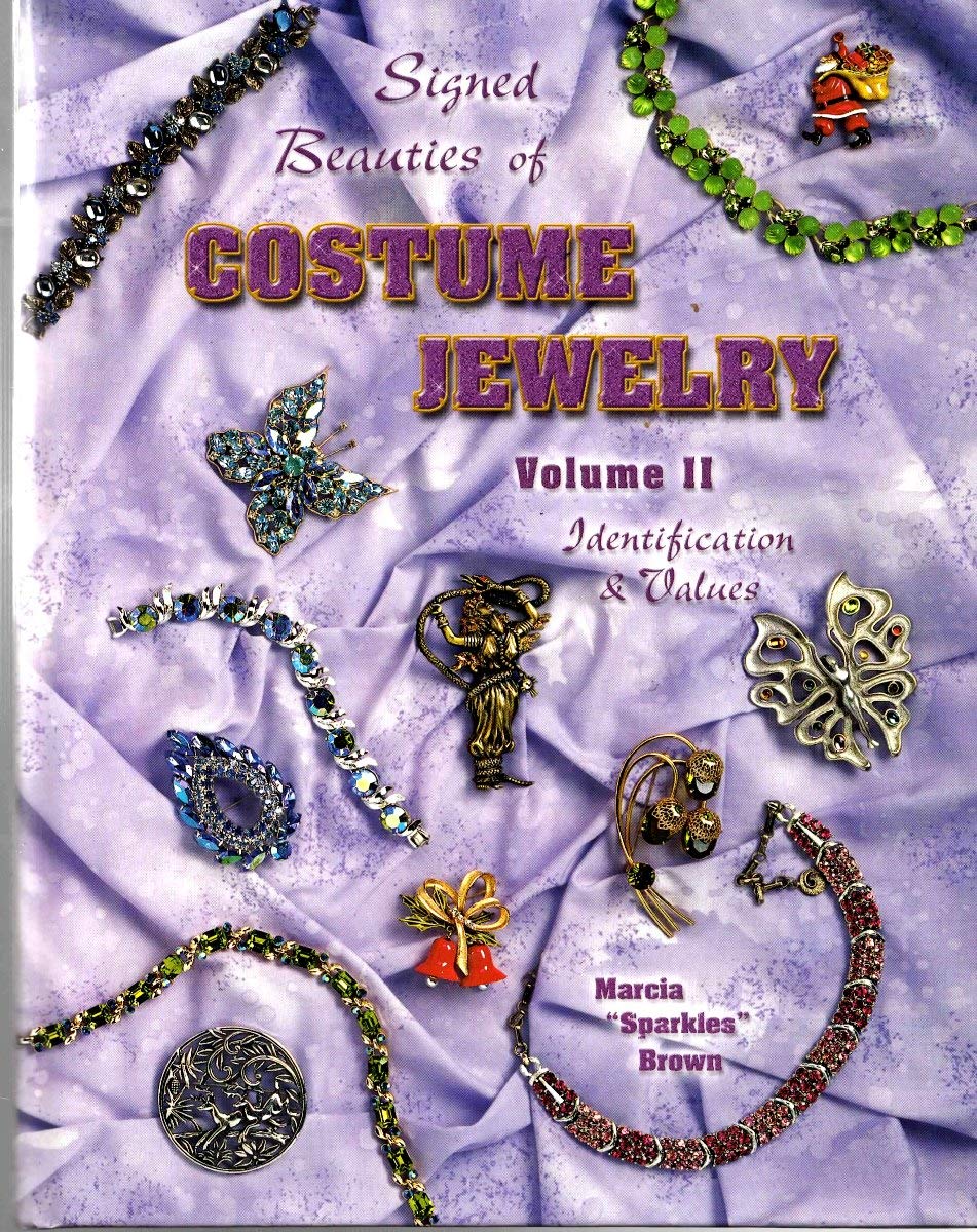 Signed Beauties Of Costume Jewelry, Vol. 2, Identification & Values,Used