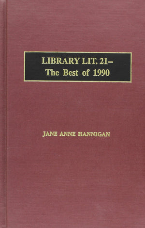 Library Literature: The best of 1990,Used