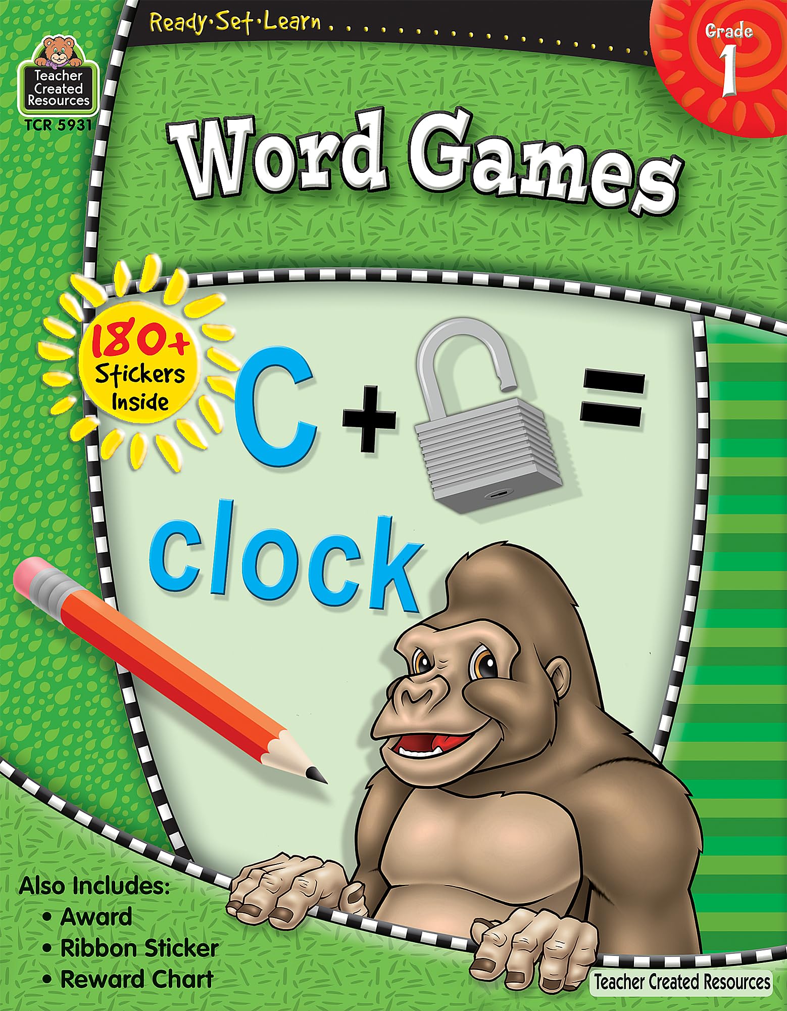 ReadySetLearn: Word Games Grd 1,Used