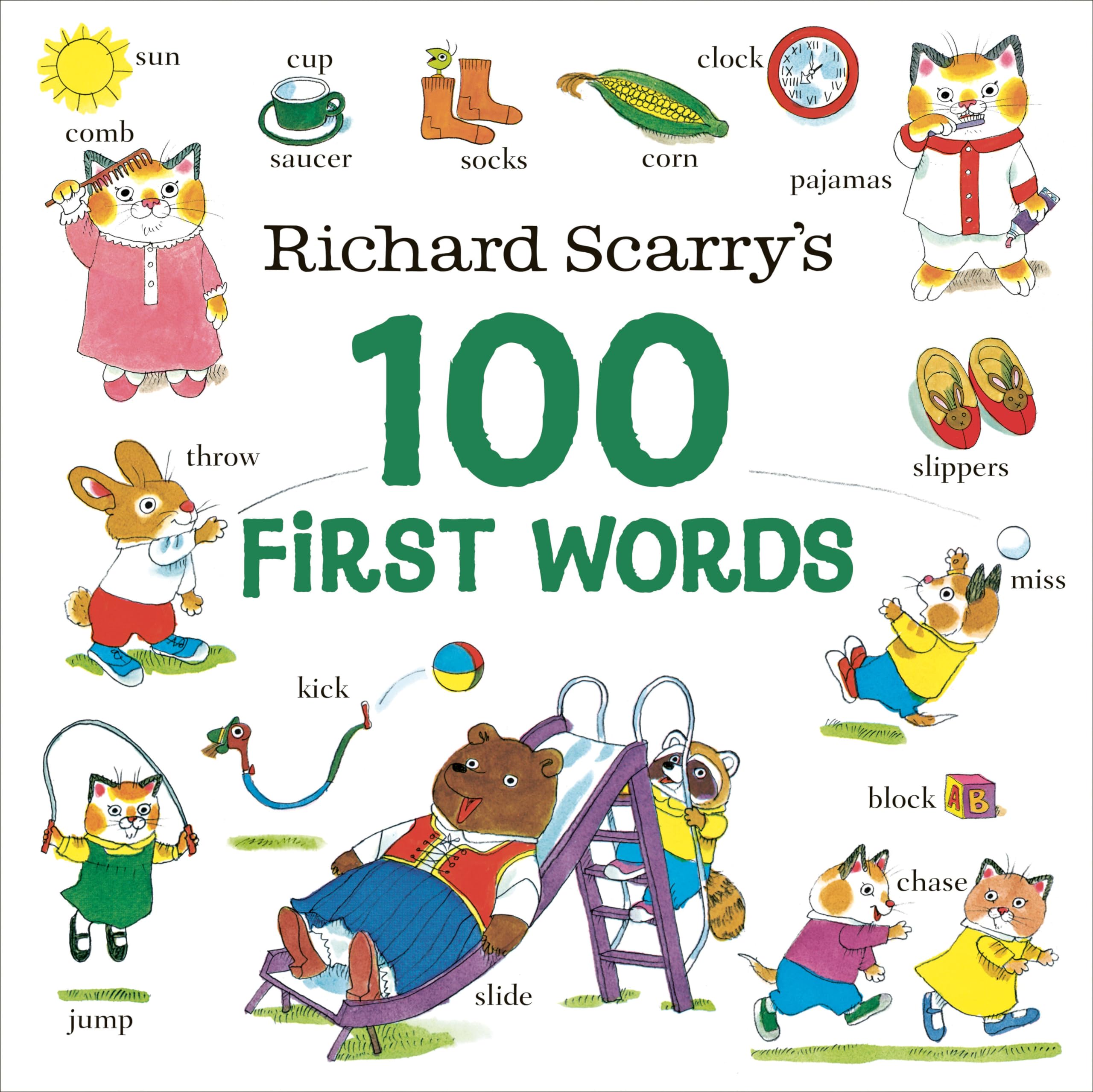 Richard Scarry's 100 First Words,Used