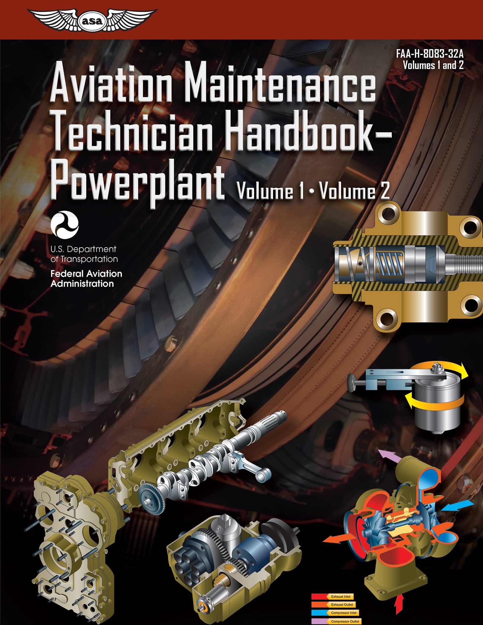 Aviation Maintenance Technician Handbook: Powerplant: FAAH808332A (FAA Handbooks Series),Used