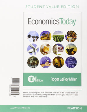Economics Today, Student Value Edition (Pearson Series in Economics),Used