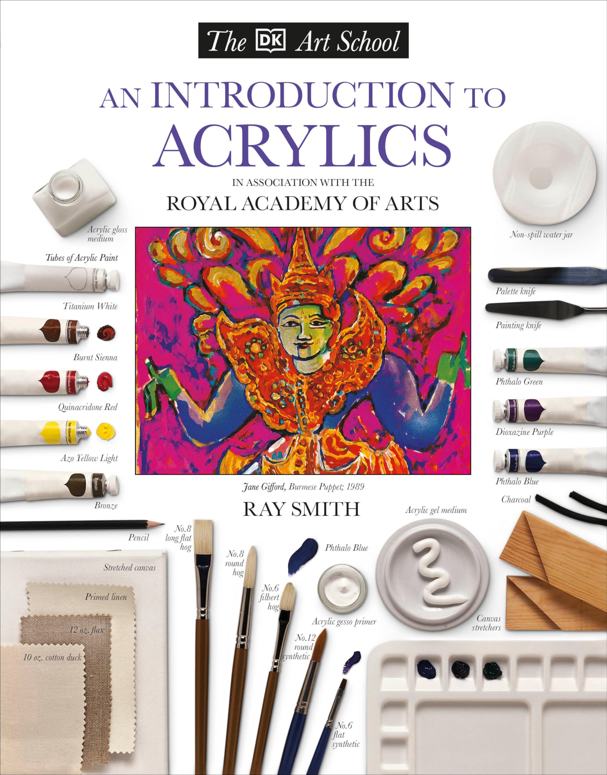 DK Art School: An Introduction to Acrylics,New
