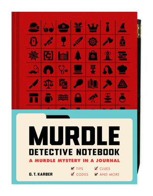 Murdle Detective Notebook  A Murdle Mystery In A JournalWith Tips, Codes, Clues, And More