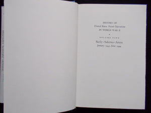 Sicily  Salerno  Anzio: January 1943June 1944 (History of United States Naval Operations in World War Ii, 9),New