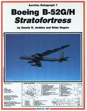 Boeing B52G/H Stratofortress  Aerofax Datagraph 7,Used