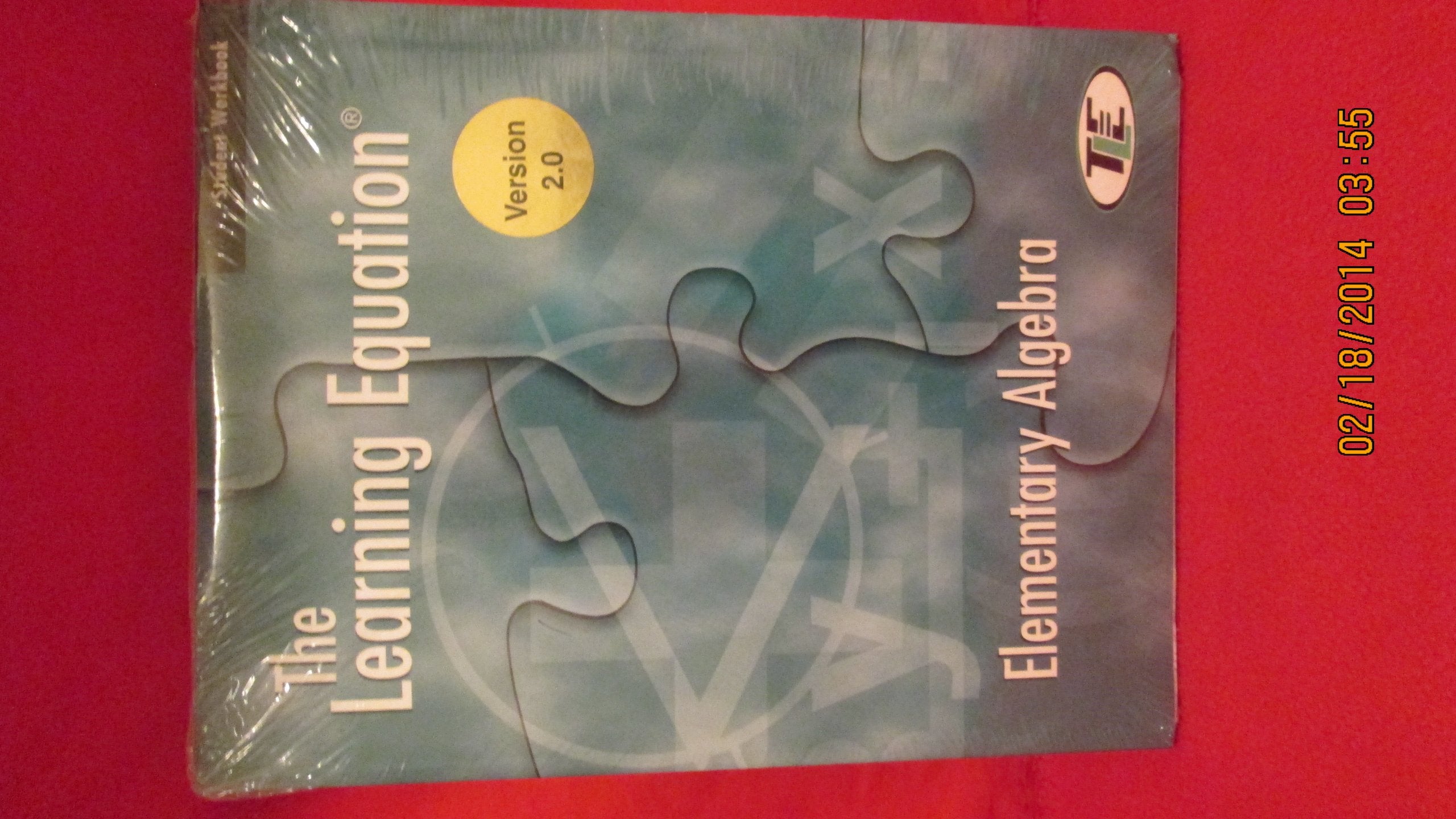 The Learning Equation: Elementary Algebra Student Workbook with CD (Available Titles CengageNOW),Used
