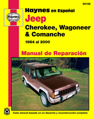 Jeep Cherokee, Wagoneer & Comanche, 19842000 Spanish (Manual de Reparacion),Used