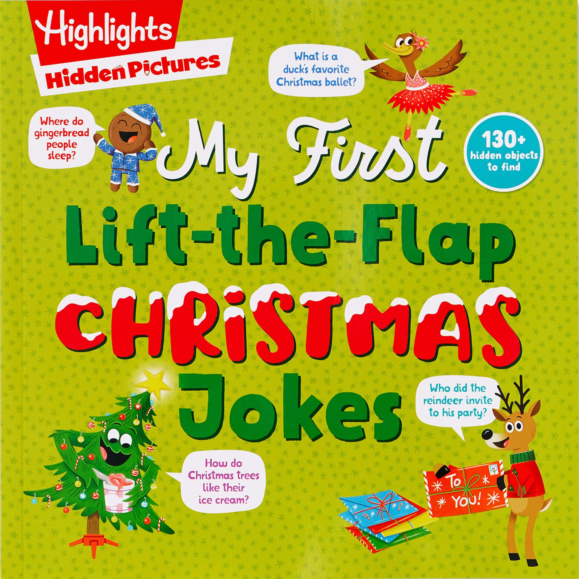 Hidden Pictures My First LifttheFlap Christmas Jokes (Highlights Joke Books),Used