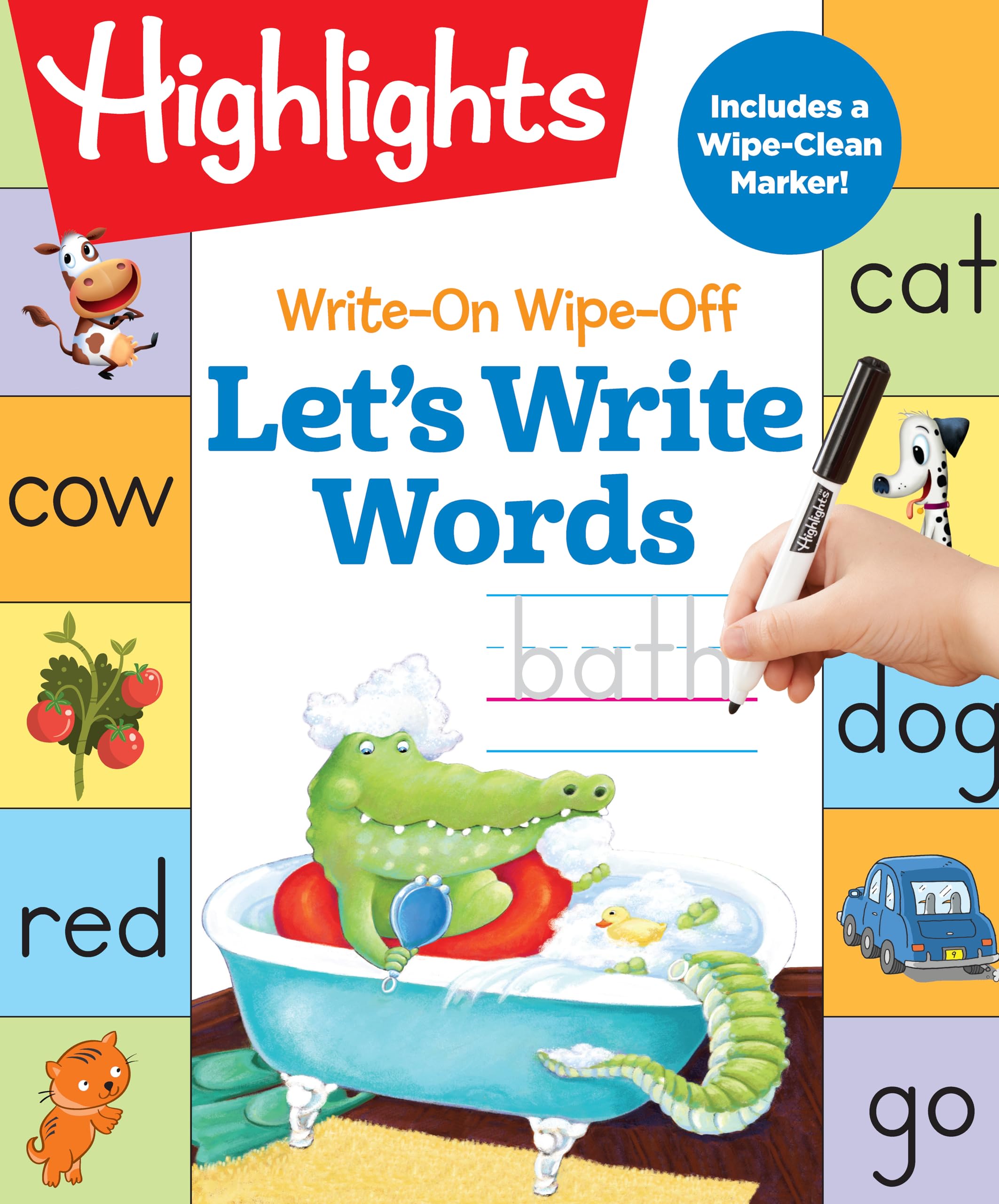 Writeon Wipeoff Let'S Write Words (Highlights Writeon Wipeoff Fun To Learn Activity Books),New