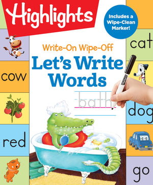 Writeon Wipeoff Let'S Write Words (Highlights Writeon Wipeoff Fun To Learn Activity Books),New