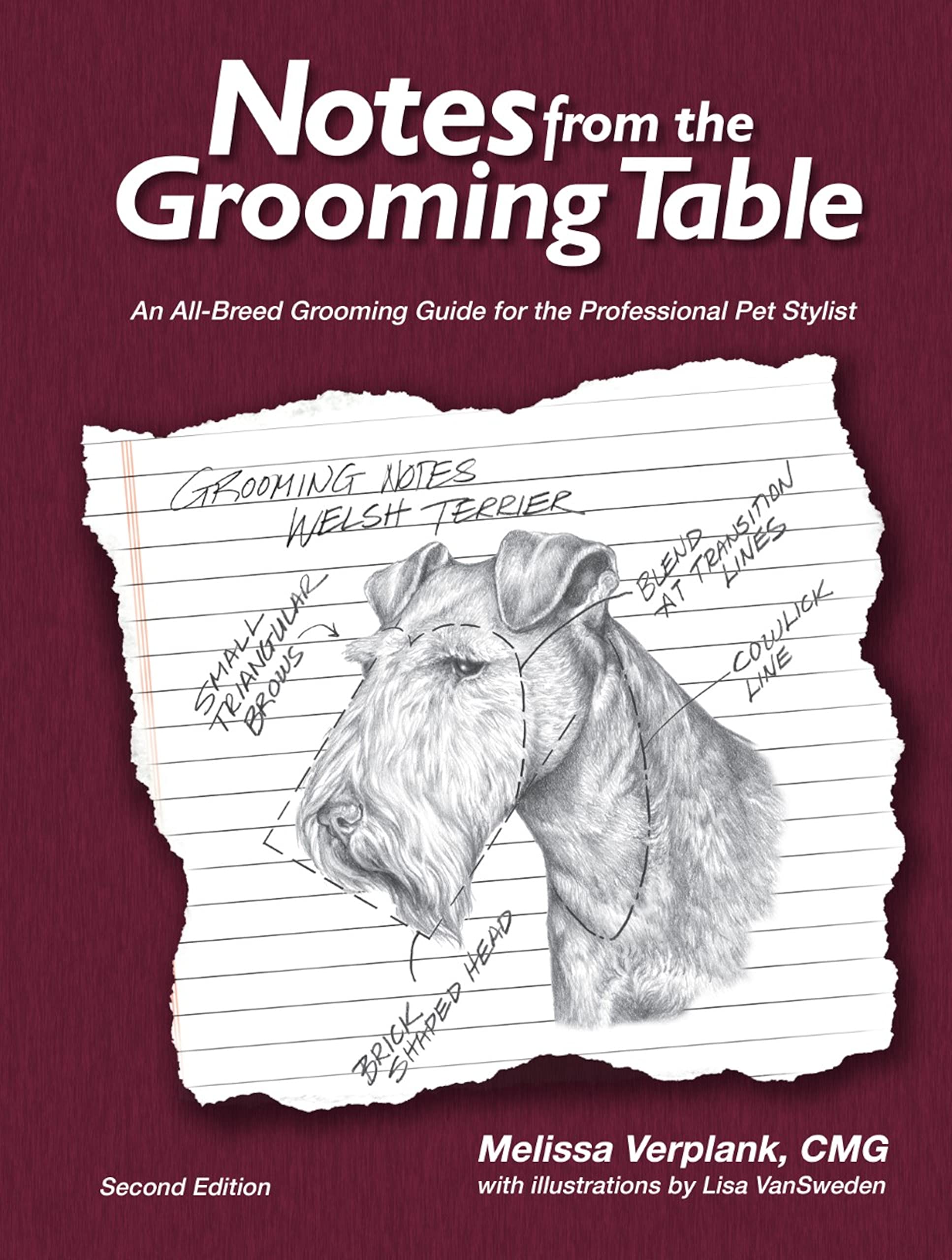 Professional Pet Stylist Notes from the Grooming Table - Grooming Guide, Model 9780692658079