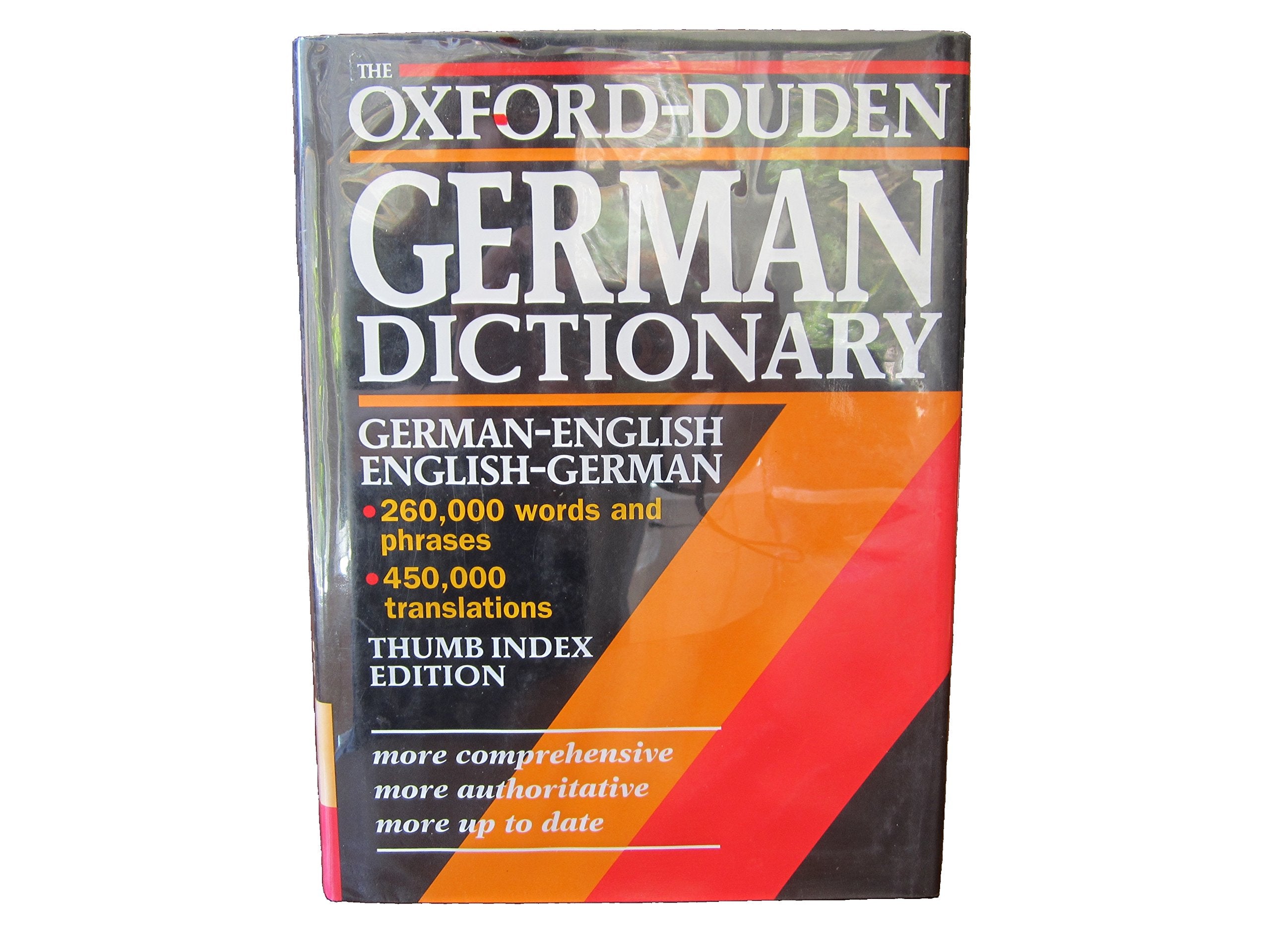 The OxfordDuden German Dictionary: GermanEnglish/EnglishGermanwith thumb index,Used