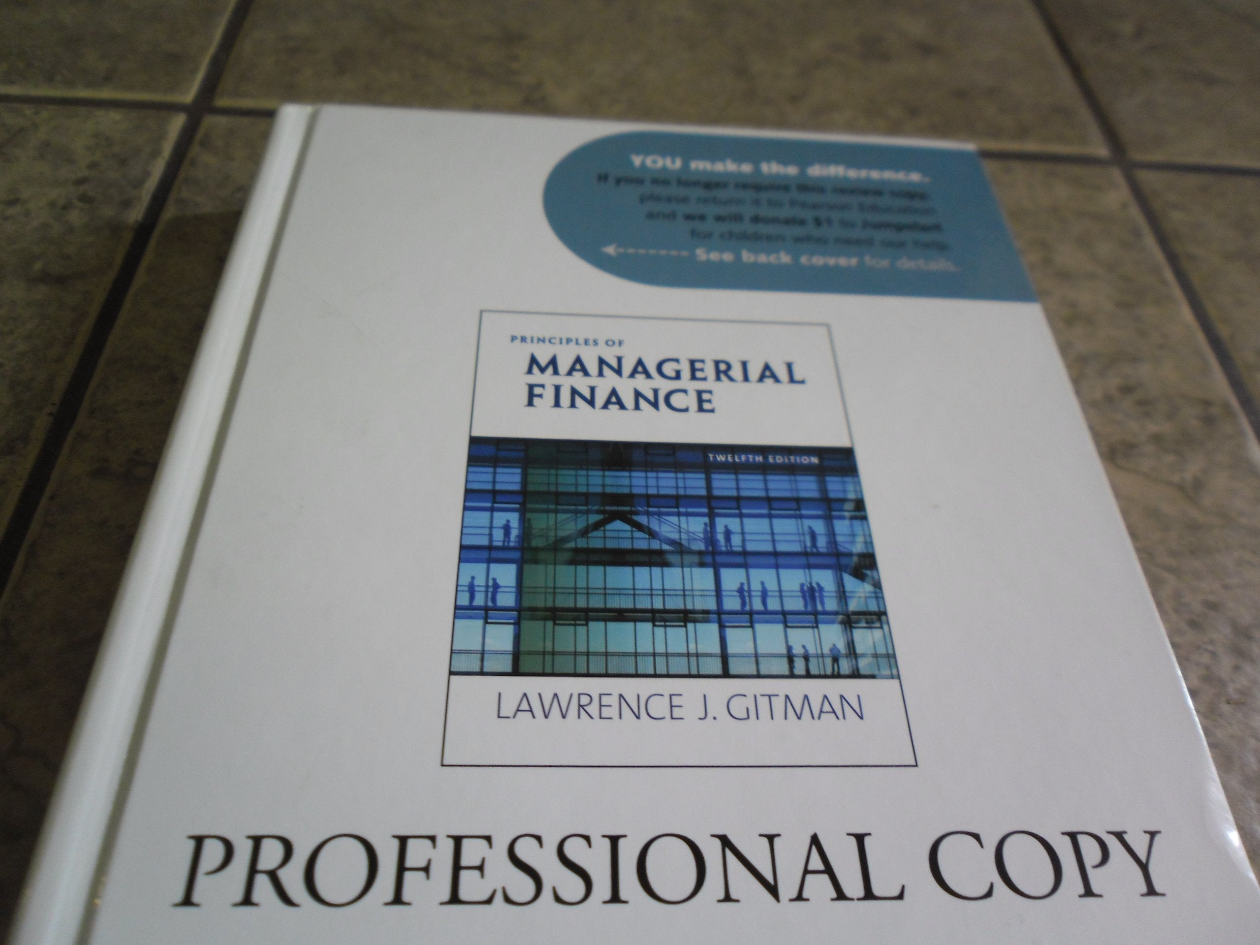 Principles Of Managerial Finance