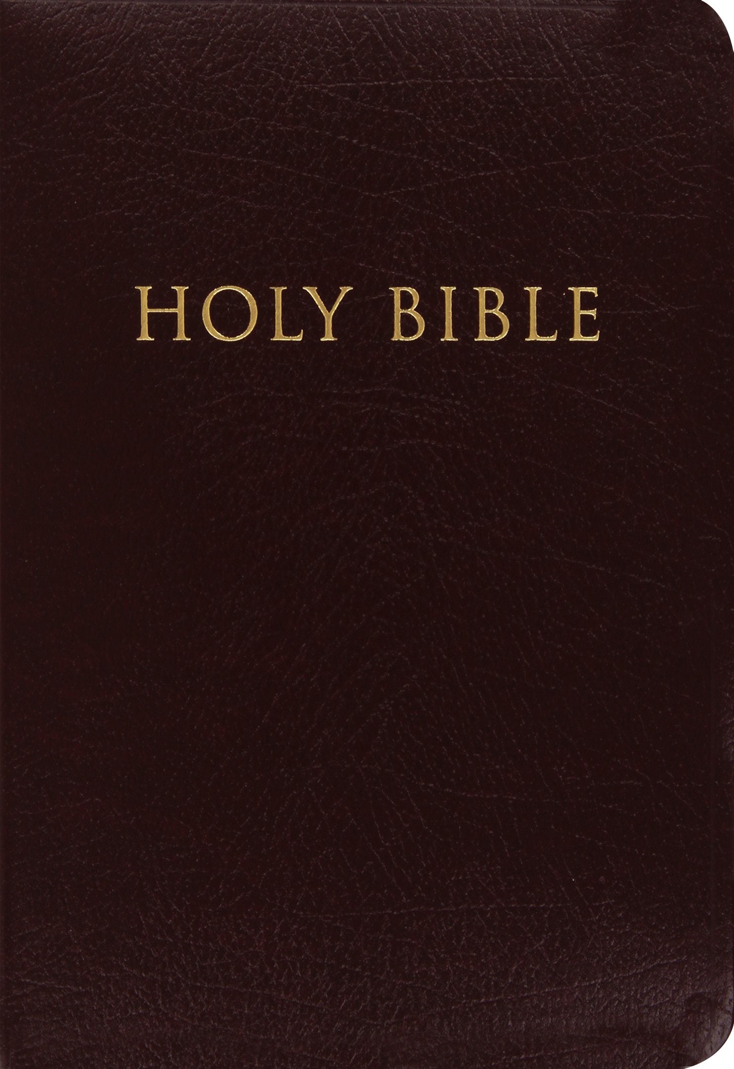 King James Version Reference Bible, Giant Print, Leather Look