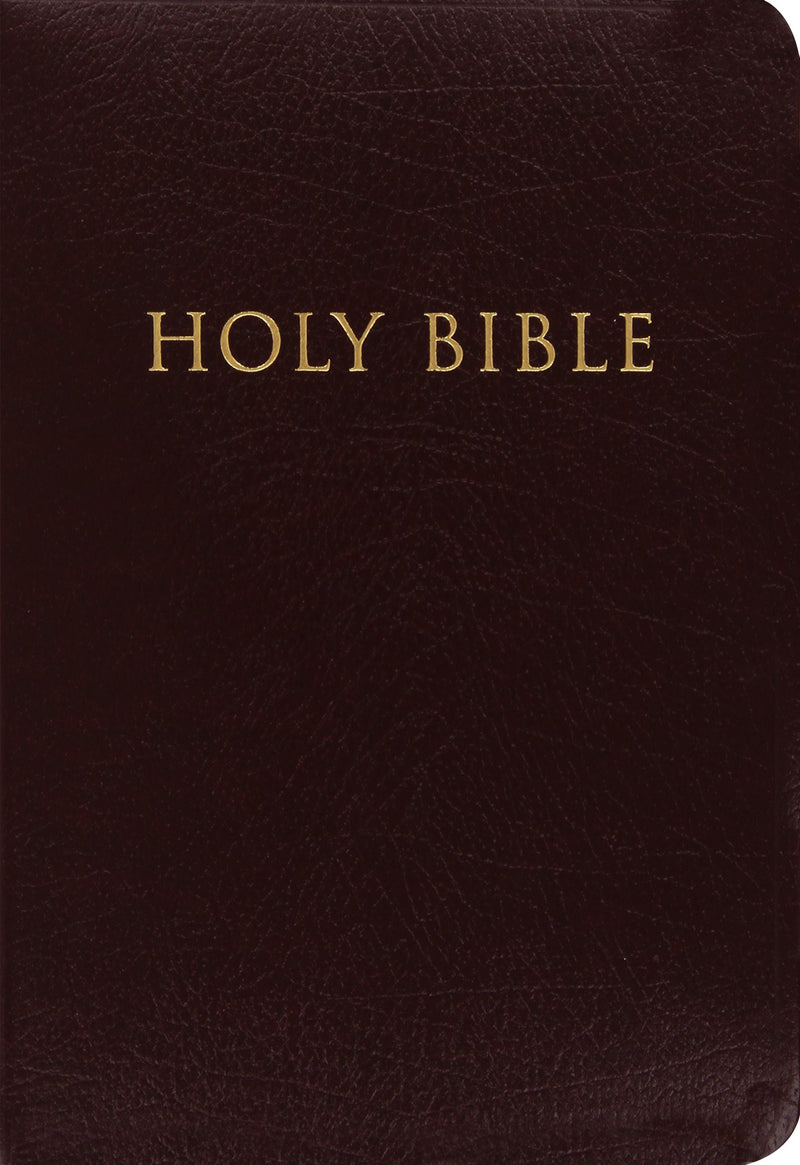 King James Version Reference Bible, Giant Print, Leather Look