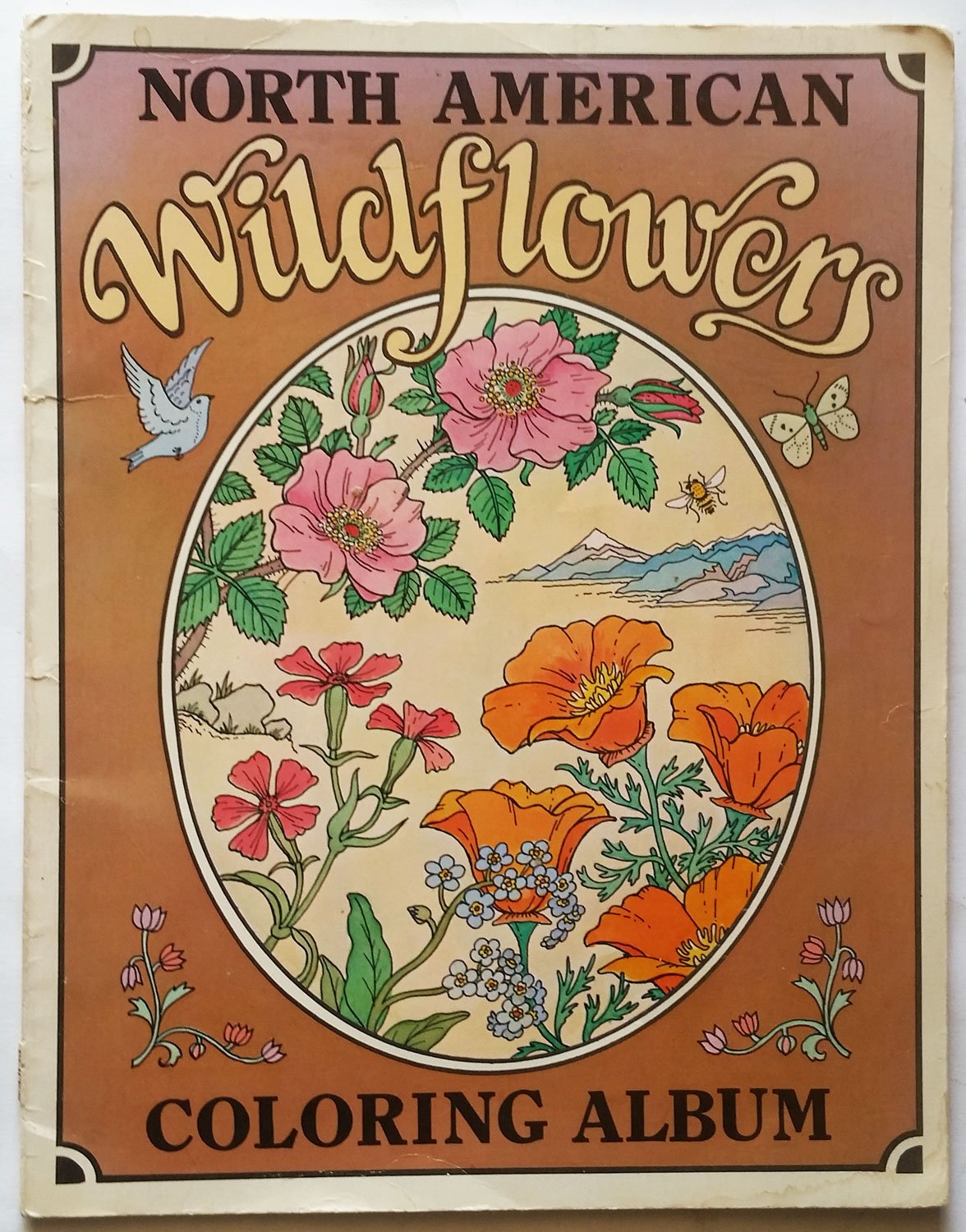 North American Wildflowers Coloring Album
