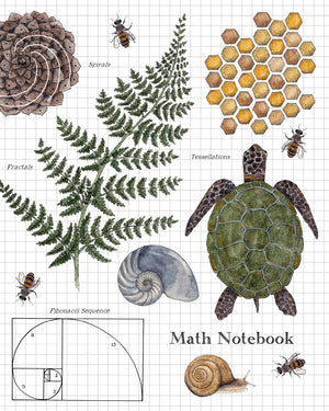 Math Notebook: 1/2 Inch Squares Graph Paper Composition Notebook for Students,Used