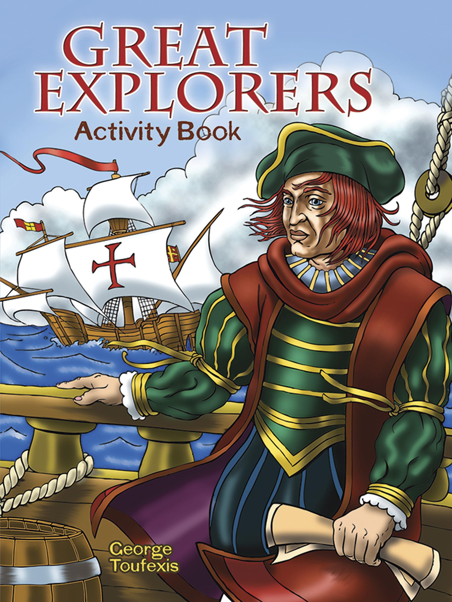 Great Explorers Activity Book (Dover Kids Activity Books),Used