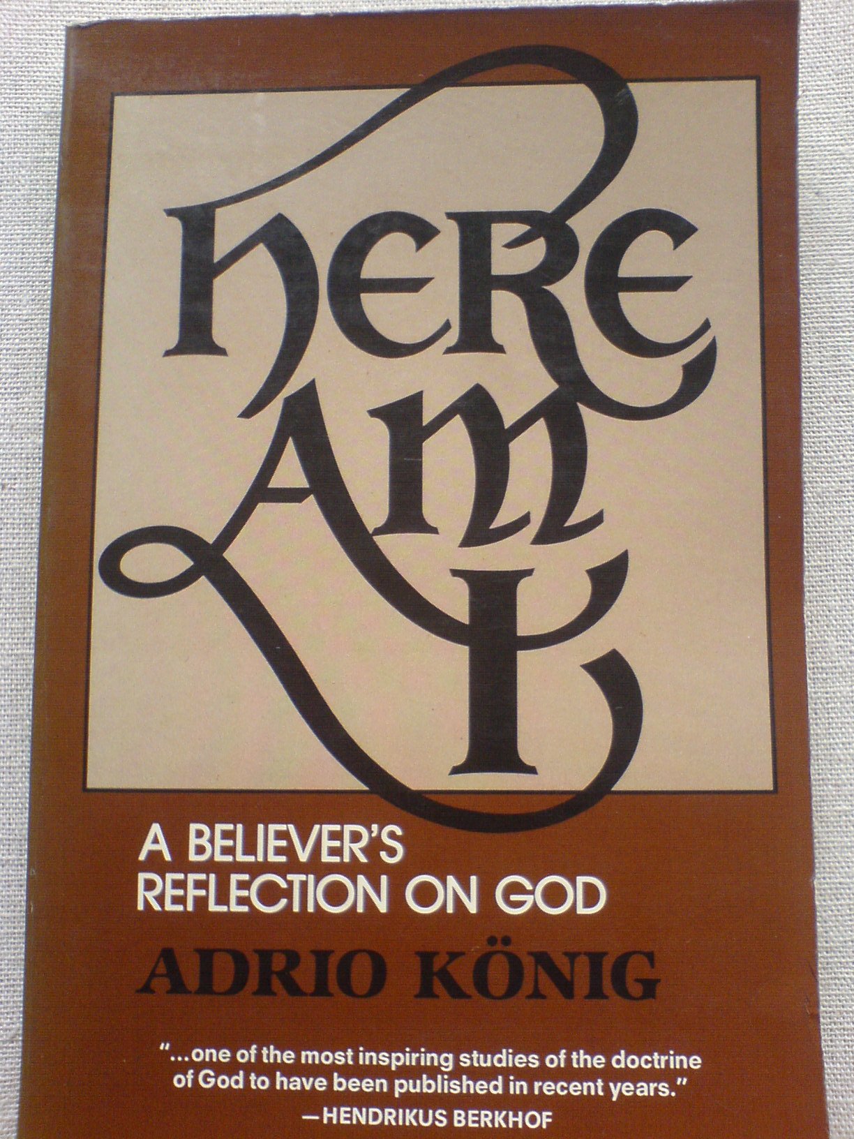 Here Am I: A Believer'S Reflection On God,Used