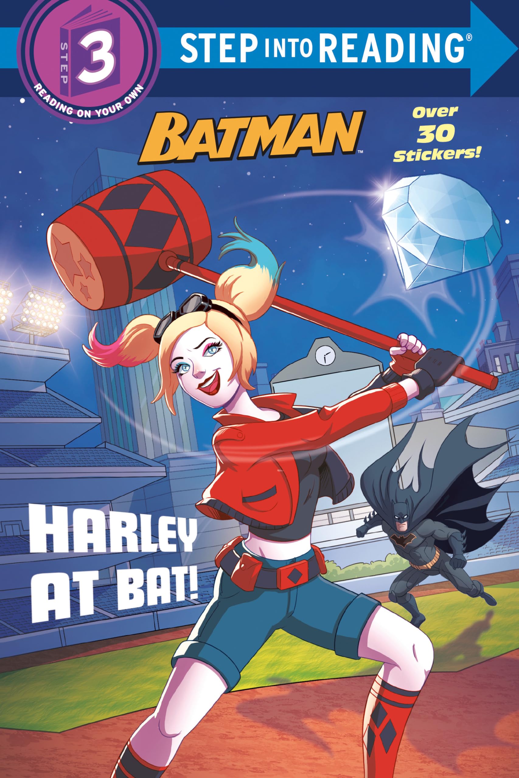 Harley at Bat! (DC Super Heroes: Batman) (Step into Reading),Used