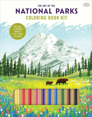 The Art Of The National Parks Coloring Book Kit