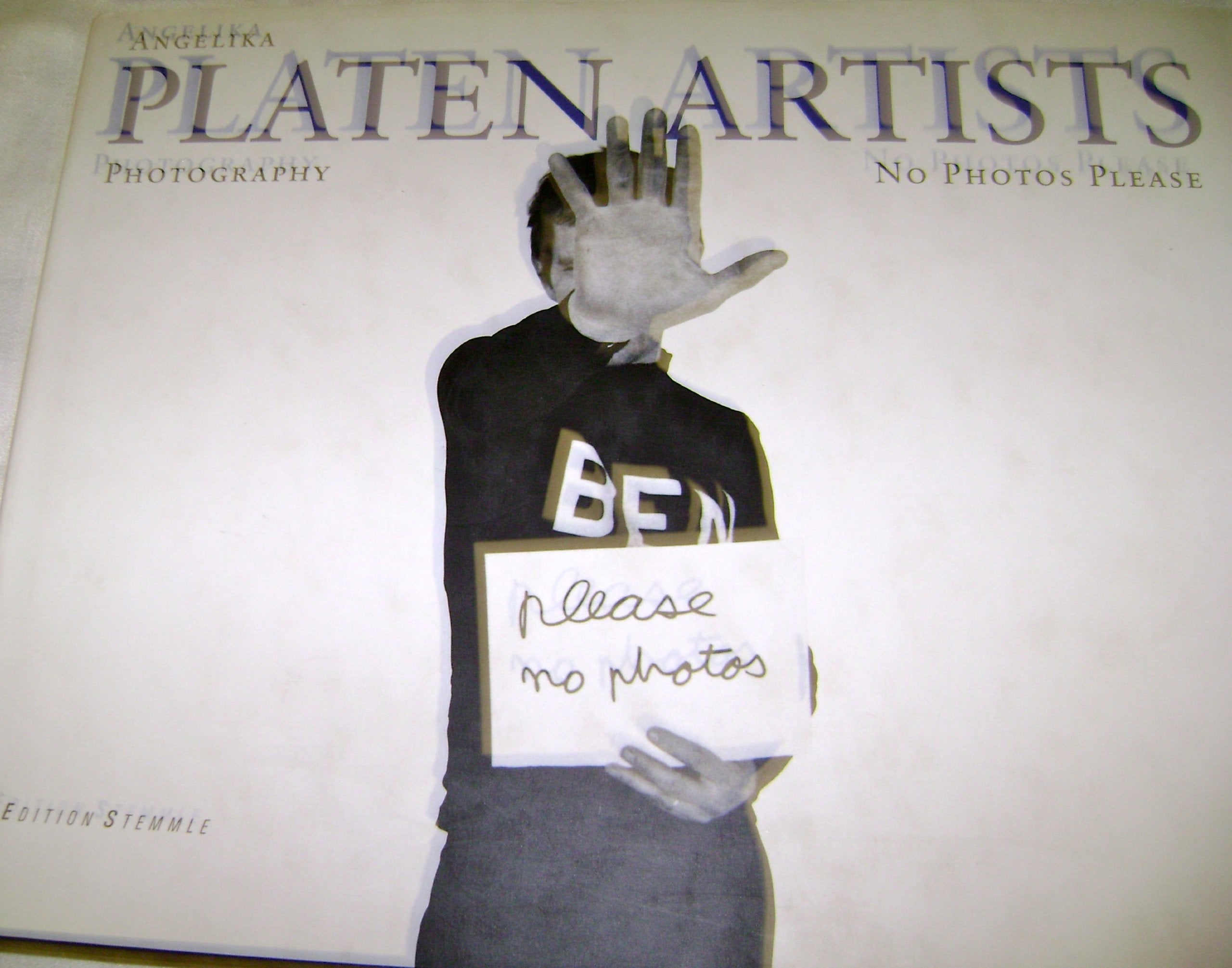 Platen Artists: No Photos Please (English, German, French and German Edition),Used