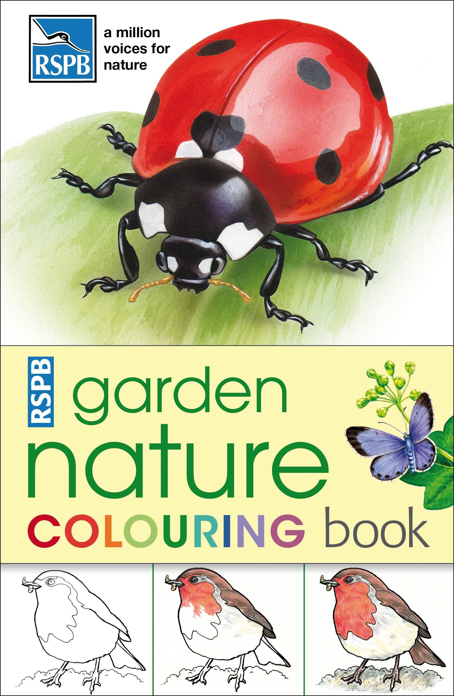 Rspb Garden Nature Colouring Book,Used