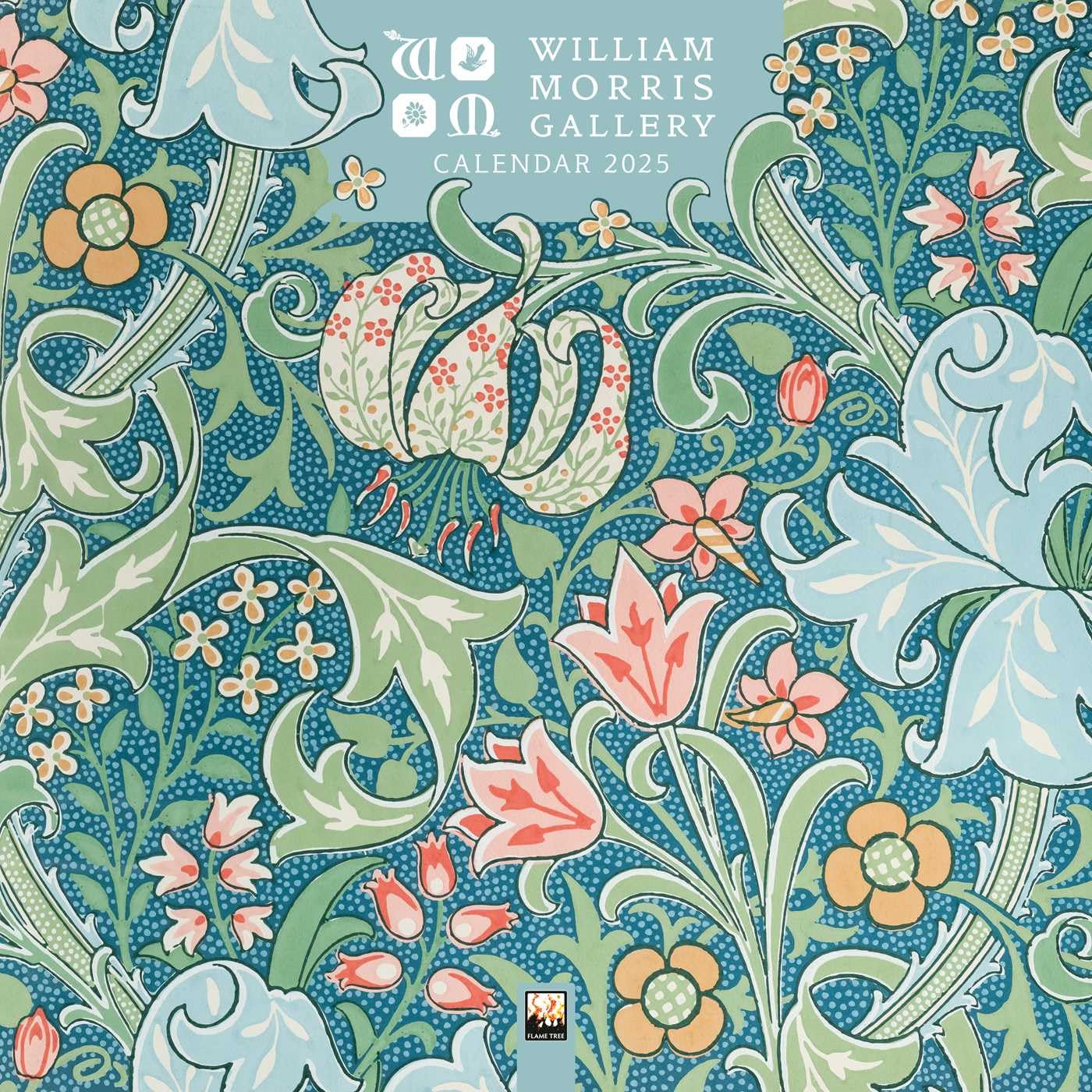 William Morris Gallery Wall Calendar 2025 (Art Calendar),New