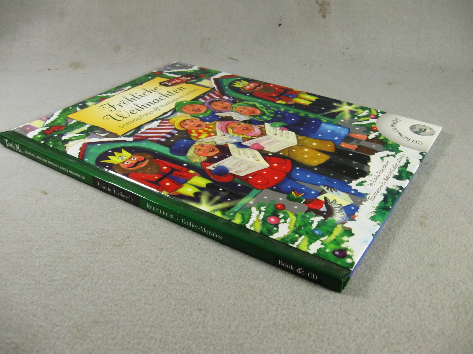 Frohliche Weihnachten: Learning Songs & Traditions in German Book & Audio CD (Teach Me) (Teach Me Series) (German and English Ed,Used