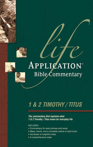 Life Application Bible Commentary: 1 and 2 Timothy and Titus,Used