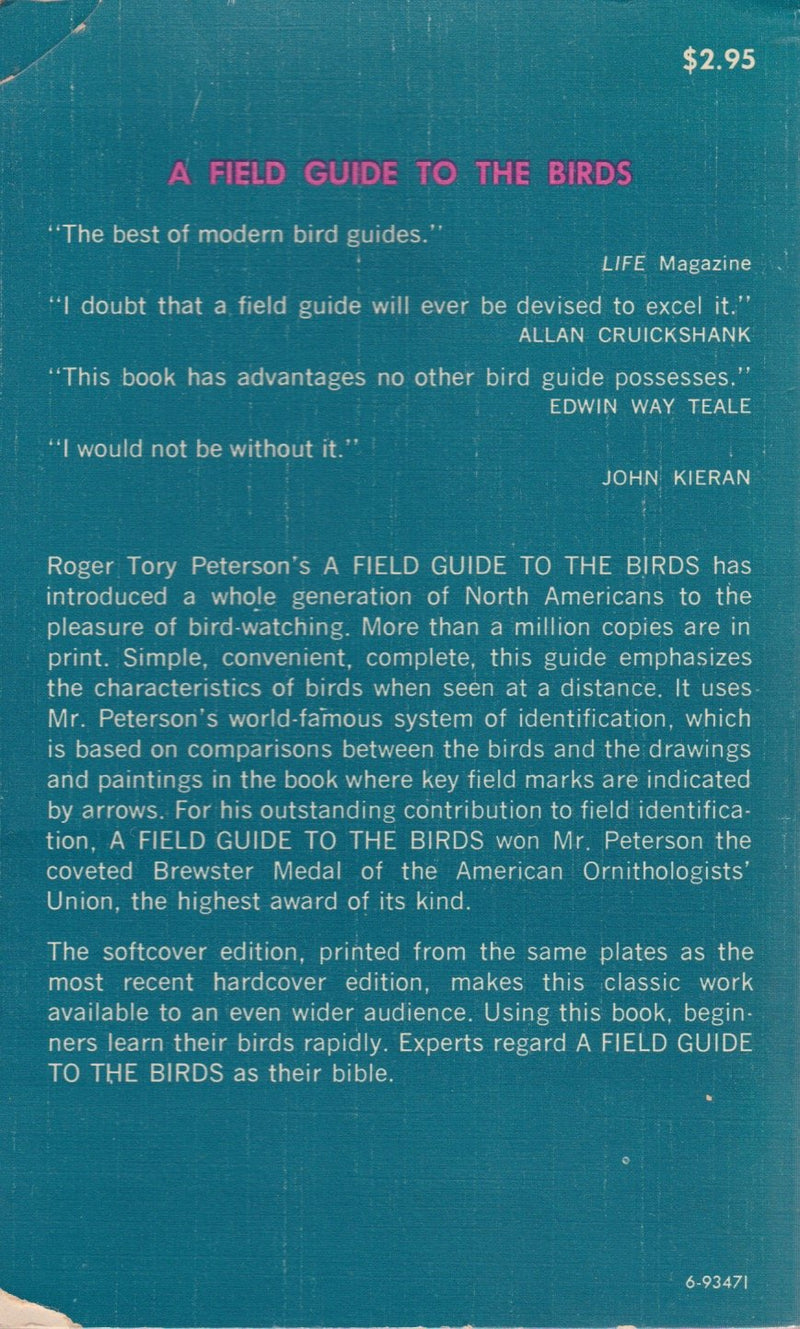 Field Guide to the Birds; Eastern land and water birds,Used