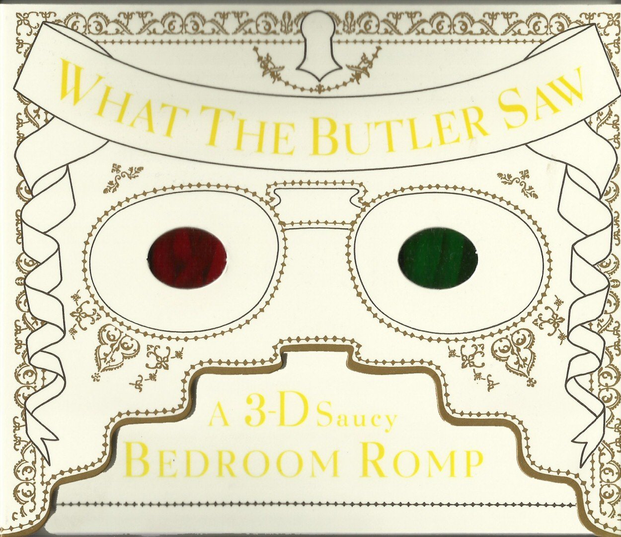 What the Butler Saw: A 3D Saucy Bedroom Romp /With 3D Glasses,Used