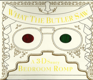 What the Butler Saw: A 3D Saucy Bedroom Romp /With 3D Glasses,Used