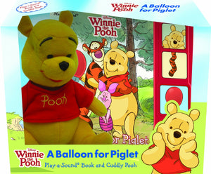 Winnie The Pooh: A Balloon For Piglet (Play A Sound Book And Cuddly Pooh),New