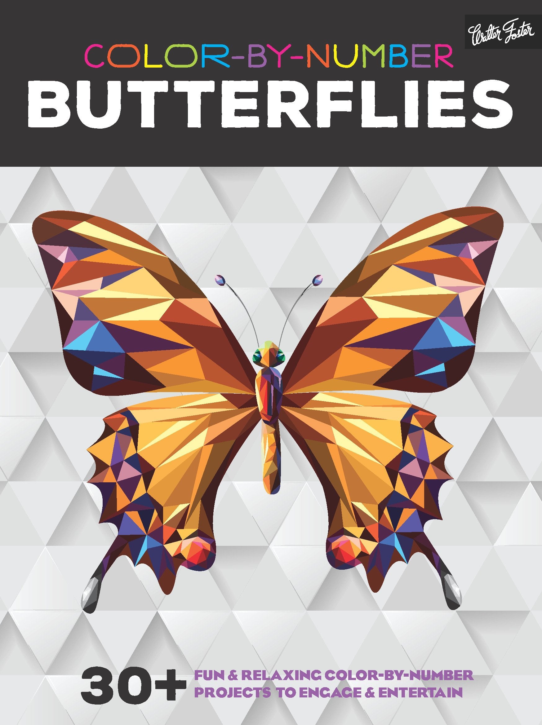 Colorbynumber: Butterflies: 30+ Fun & Relaxing Colorbynumber Projects To Engage & Entertain