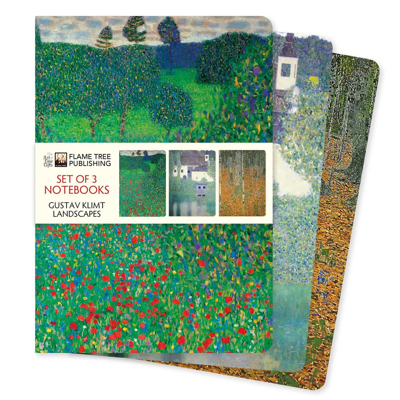 Gustav Klimt: Landscapes Set of 3 Standard Notebooks (Standard Notebook Collection),New