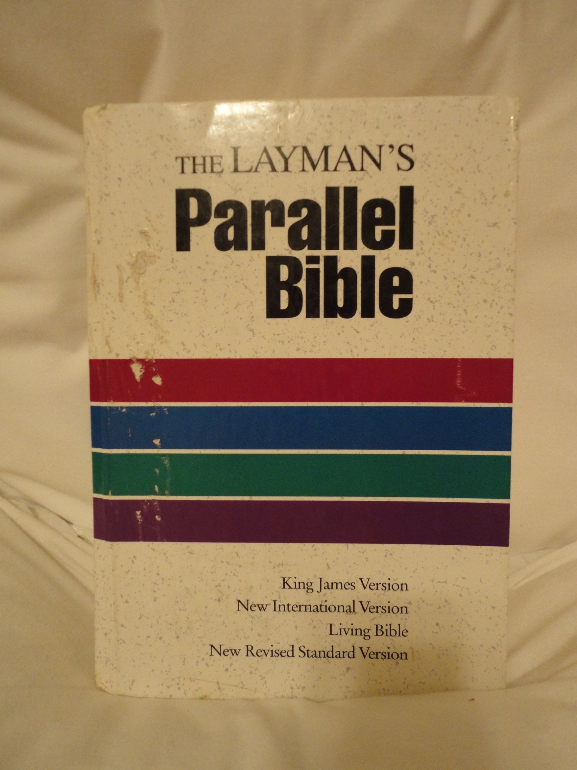 The Layman's Parallel Bible: KJV, NIV, Living Bible, NRSV,Used
