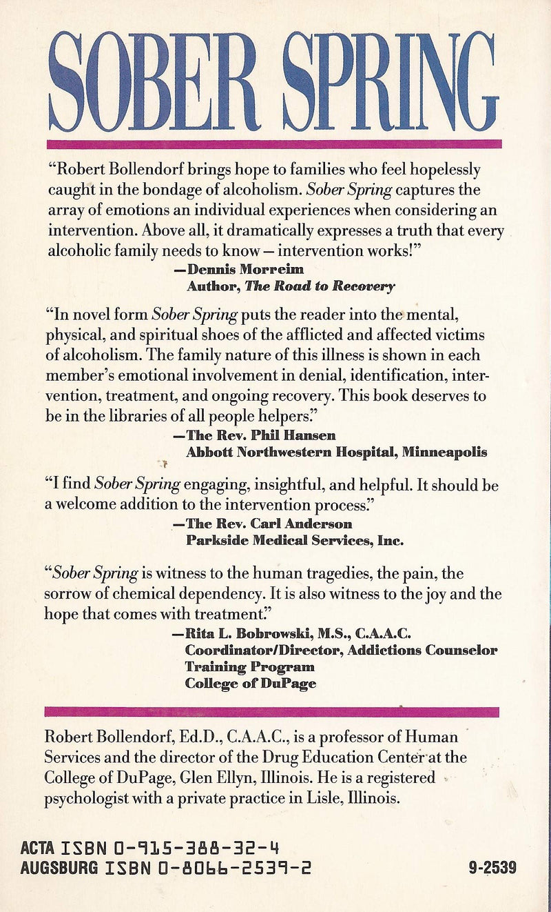 Sober Spring: One Family's Battle with Addiction,Used