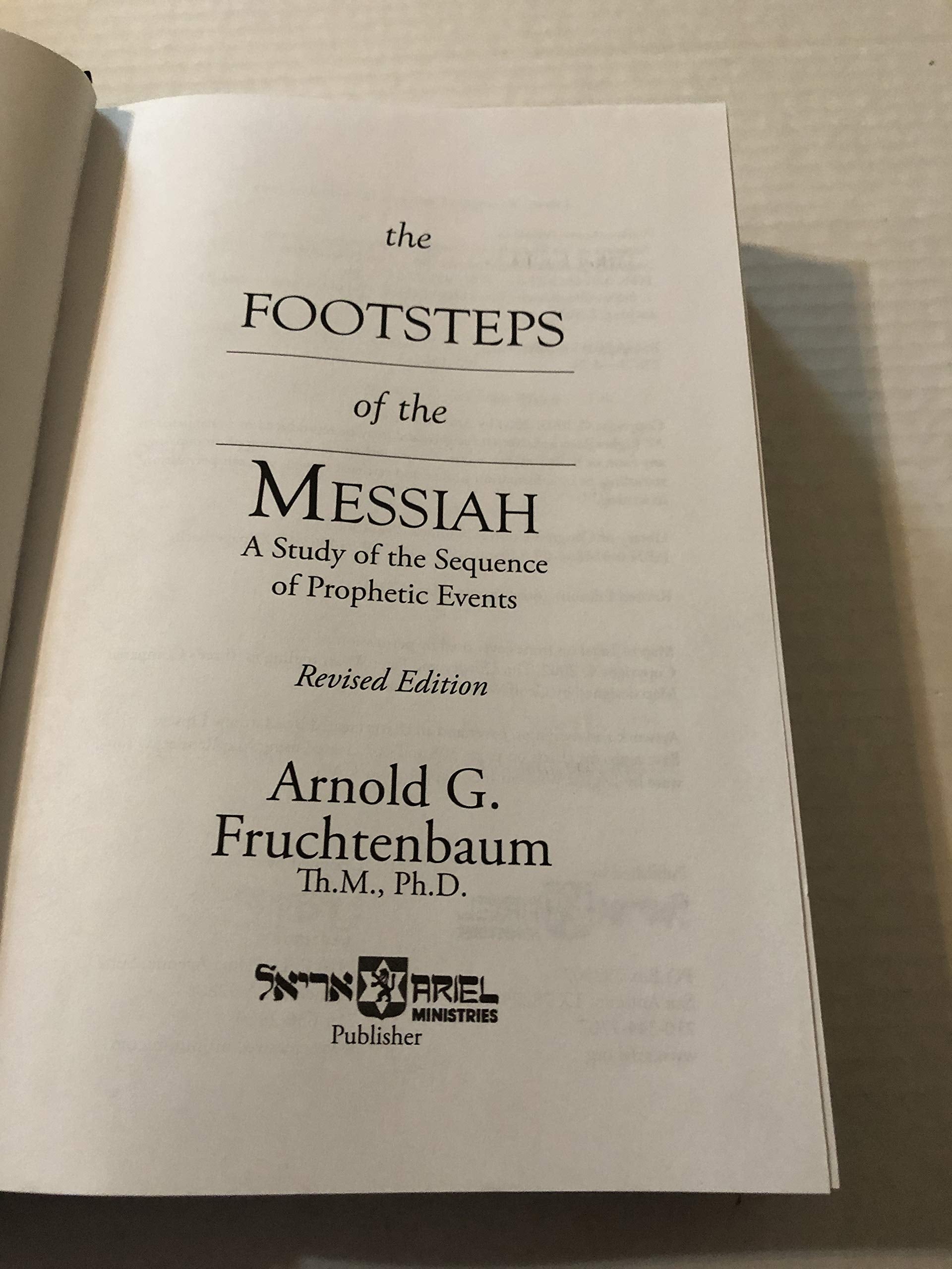 Ariel Ministries Footsteps of the Messiah Book - Insightful Biblical Exploration