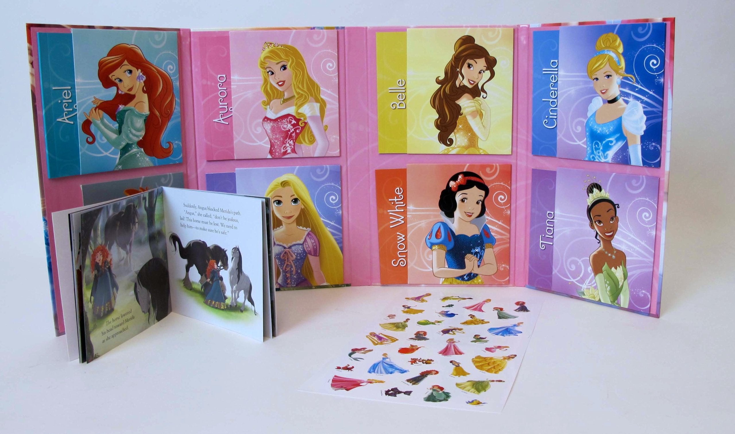 Disney Princess TakeAlong Tales: With 8 Storybooks and Stickers!,Used