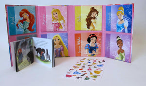 Disney Princess TakeAlong Tales: With 8 Storybooks and Stickers!,Used