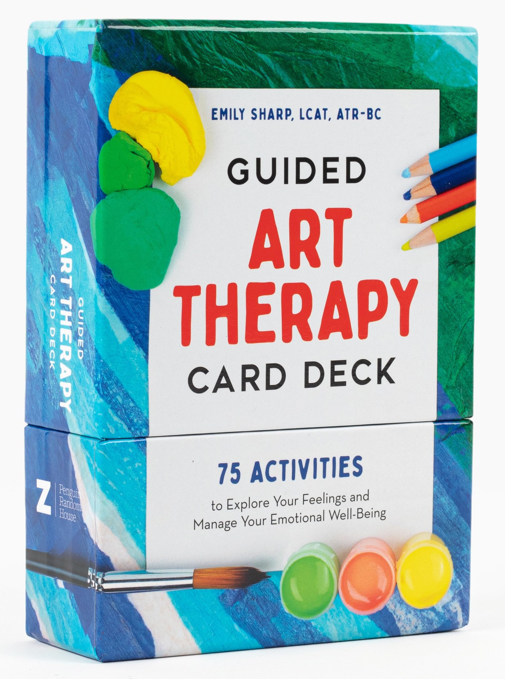 Guided Art Therapy Card Deck: 75 Activities To Explore Your Feelings And Manage Your Emotional Wellbeing
