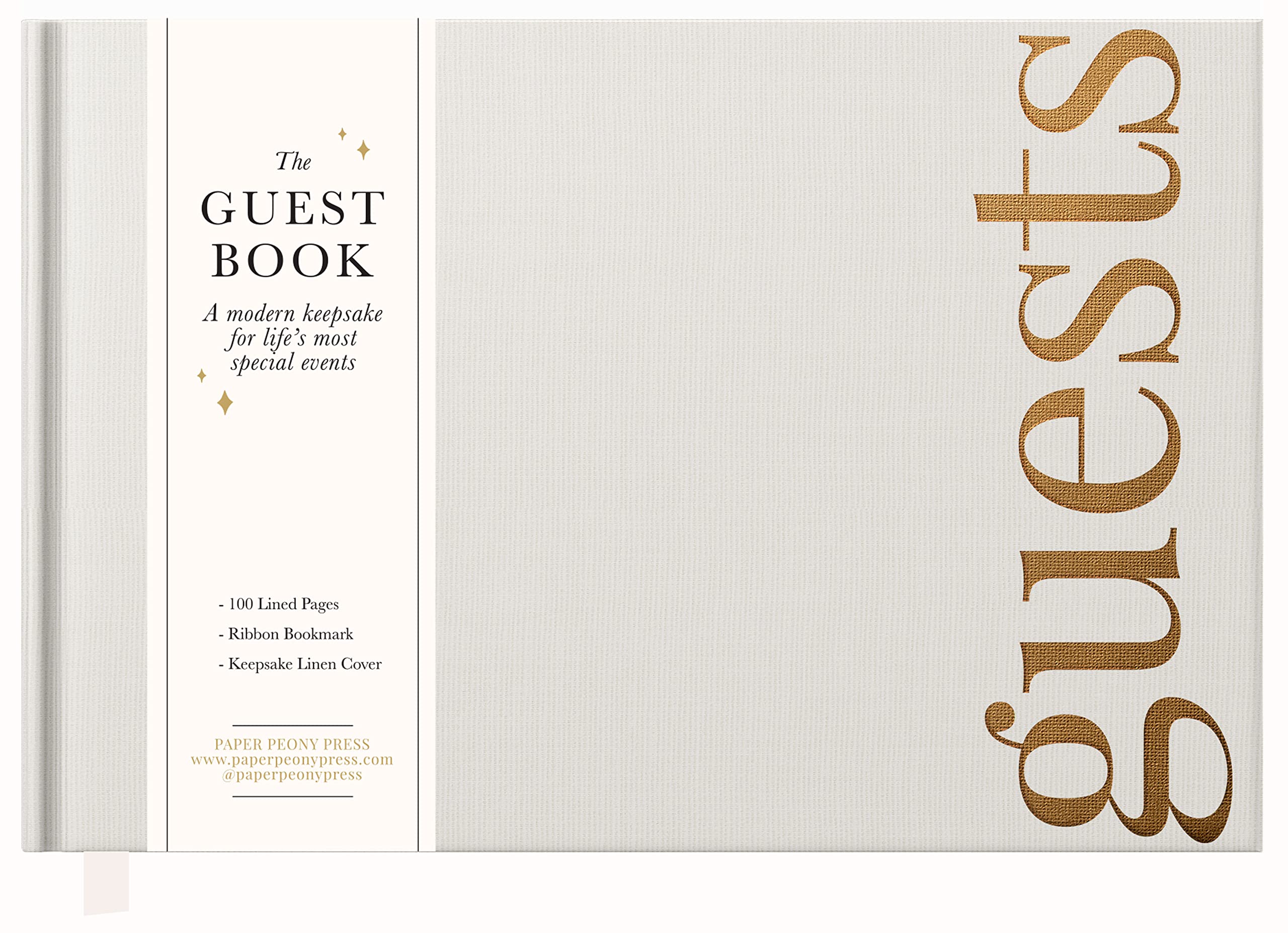 Guest Book: Beautiful Keepsake for Life?s Special Events  Sign In Book for Wedding Reception, Baby Shower, Funeral and Vacation,Used